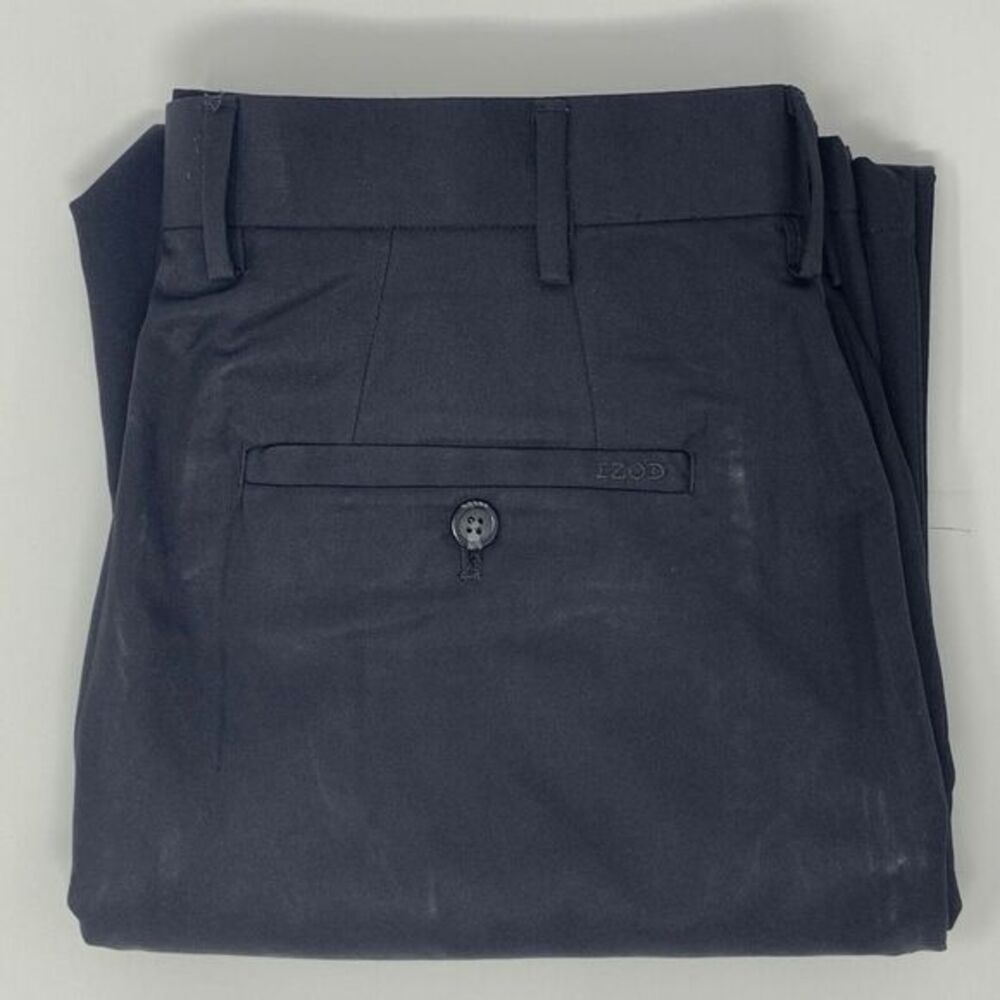Izod Flat Front Black Men's Golf Pants Size W32‎ L30